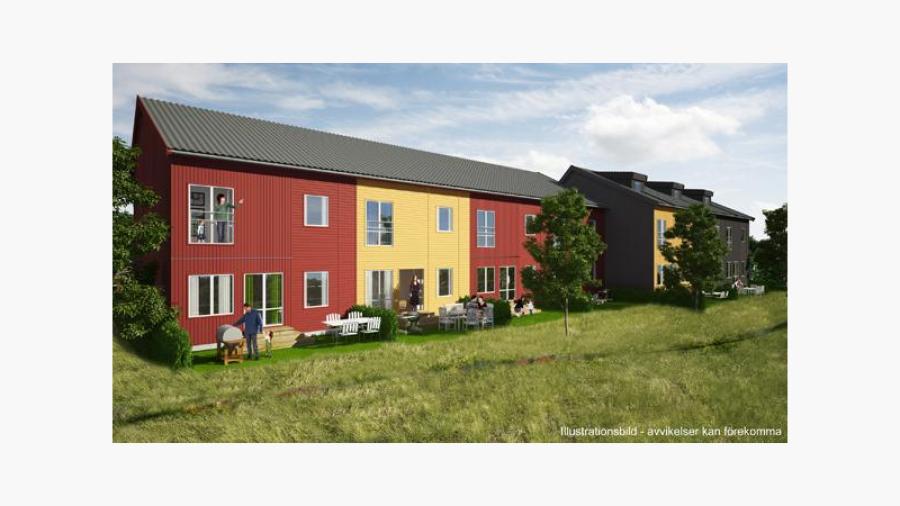 Illustrationsbild innan området hade byggts.